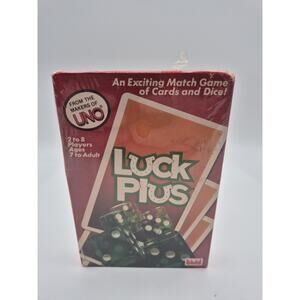 Vintage Luck Plus Card Game Makers of UNO 1983 Brand New Sealed